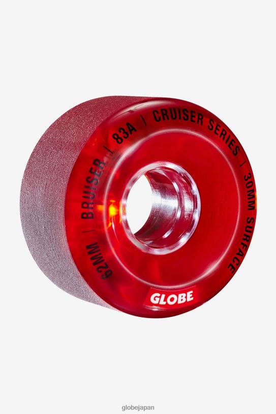 Globe Brand ブルーザークルーザーホイール 62mm V44T246 スケートボード クリアレッド