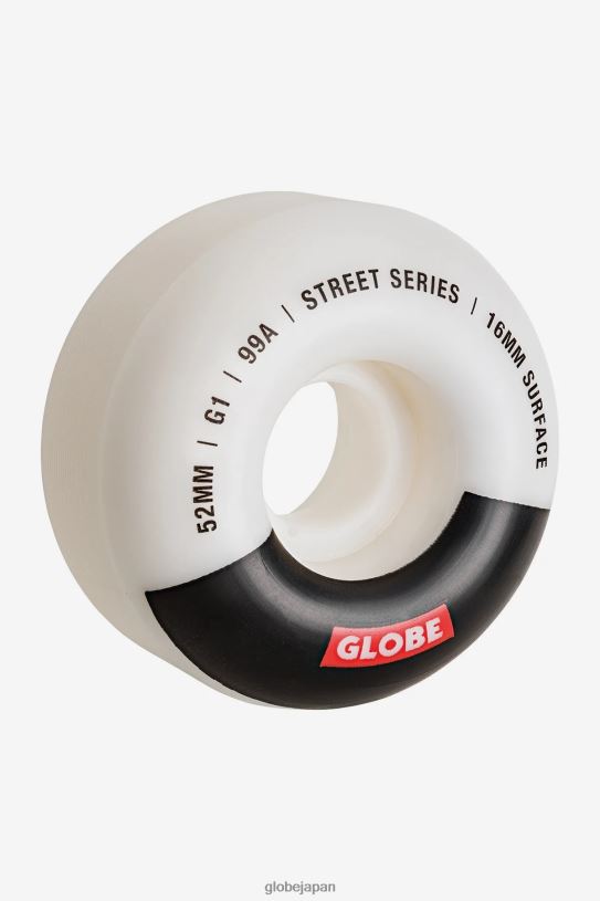 Globe Brand G1 ストリート ホイール 52mm V44T247 スケートボード ホワイト/ブラック/バー