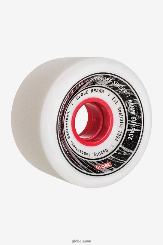 Globe Brand ラウンドアバウト陸上車輪 70mm V44T258 スケートボード 赤、白