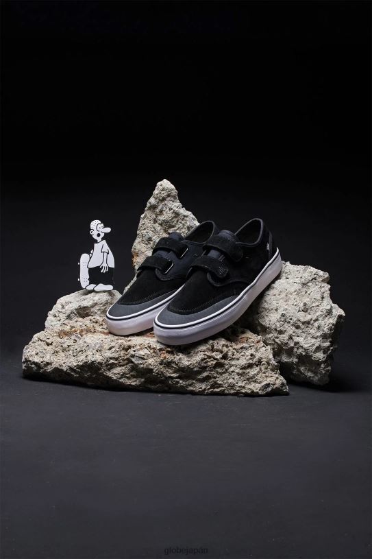 Globe Brand モトリー II ストラップ V44T22 靴 黒、白