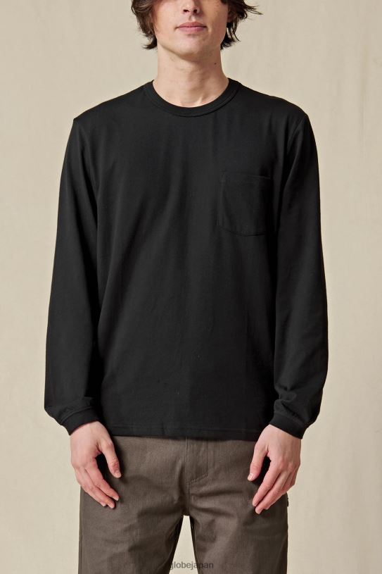 Globe Brand 毎日、LS Tシャツ V44T294 衣類 黒