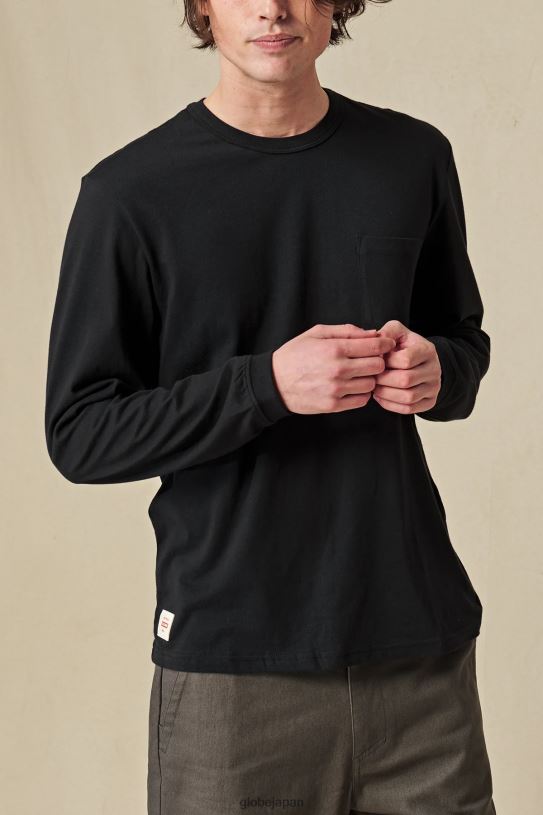 Globe Brand 毎日、LS Tシャツ V44T294 衣類 黒