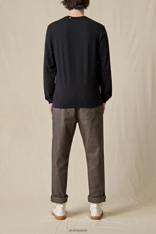 Globe Brand 毎日、LS Tシャツ V44T294 衣類 黒