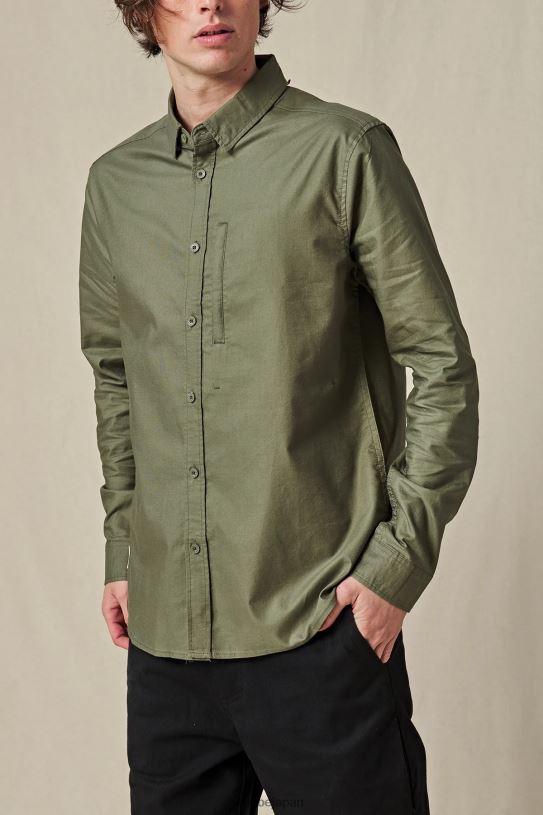 Globe Brand ファンデーションL/Sシャツ V44T318 衣類 オリーブ