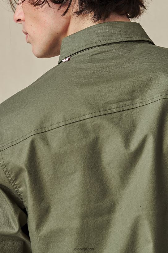 Globe Brand ファンデーションL/Sシャツ V44T318 衣類 オリーブ