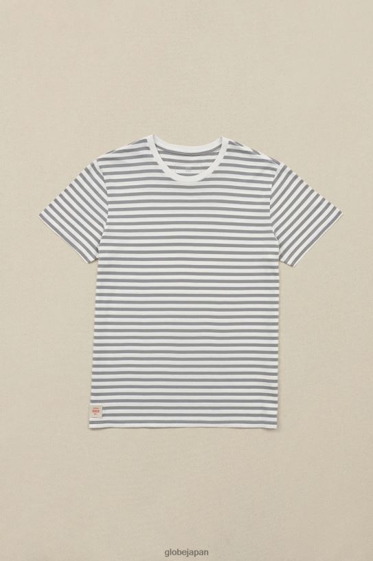 Globe Brand ホライズンストライプTシャツ V44T292 衣類 白