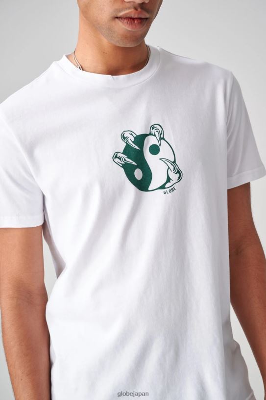 Globe Brand アンバランスなティー V44T274 衣類 白