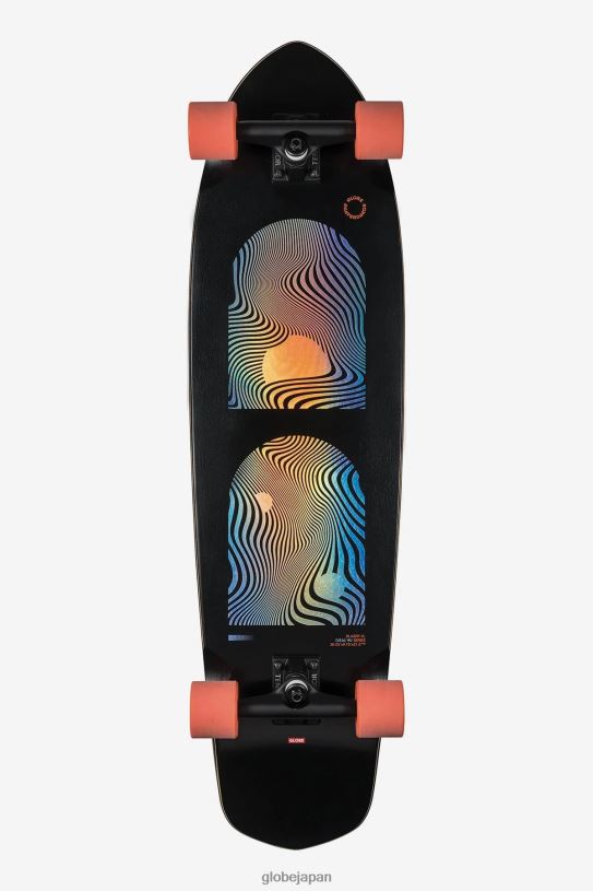 Globe Brand ブレザー XL 36" クルーザー V44T110 スケートボード ブラック/オレンジ